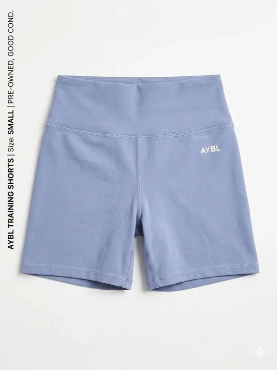 AYBL Periwinkle Biker Shorts | Small