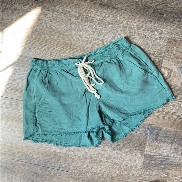 Aerie Teal Soft Cir off Shorts Small