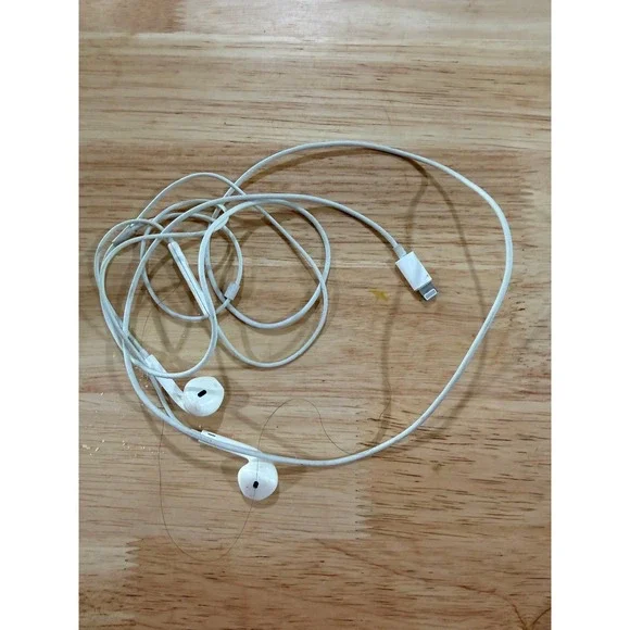 Apple‎ EarPods Lightning Wired Earbuds iPhone Headphones OEM Mic