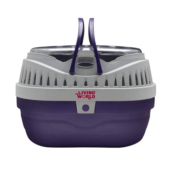 NEW Hagen Living World Small Pet Carrier Cage Transport Purple 60887