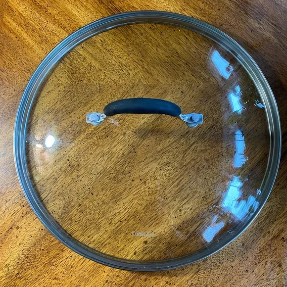 Cuisinart 11 3/4”Glass Lid with Black Handle
