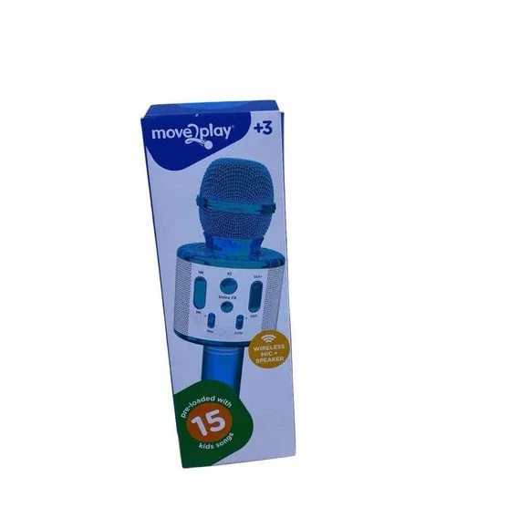 Move Play Blue Microphone