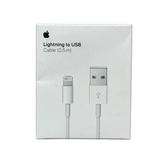 Apple Lightning to USB Cable 0.5m White Original‎ Packaging