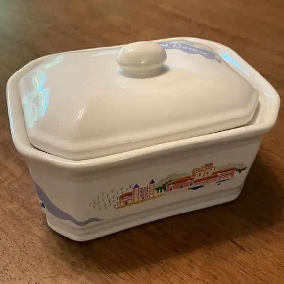 🎀 VINTAGE 🎀 1987 Paul Bocuse Oven Safe Stoneware Baking Dish Crock with Lid