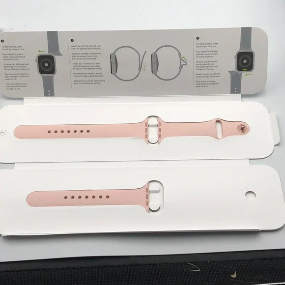 Genuine Apple Watch Sport Band 44mm Pink ZM602-02157-A Open Box