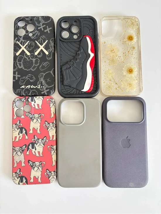 Apple iPhone Case Lot — Black, Red, White, Pink, Gray, Clear Fits 12/13/14 Pro