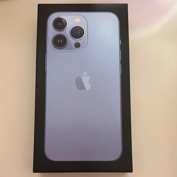 Apple iPhone 13 Pro in Sierra Blue 128GB Empty Box Only New Condition