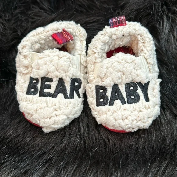 Baby bear slippers