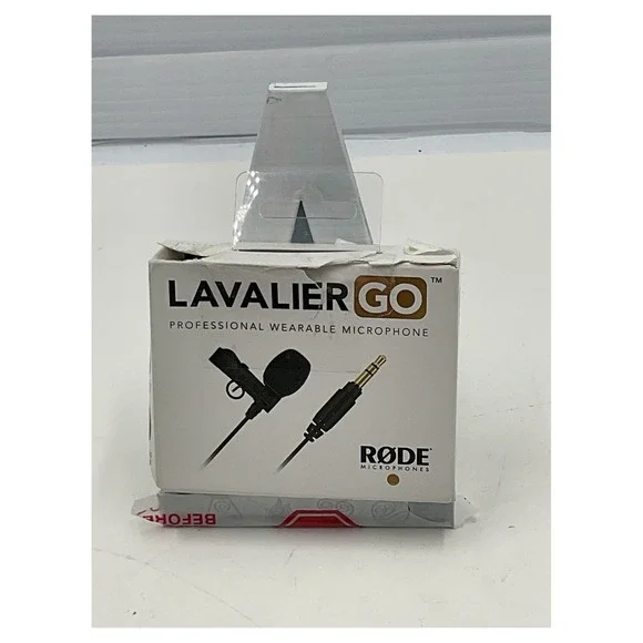 RØDE Lavalier GO Professional Wearable Microphone 3.5mm TRS - New Open Box