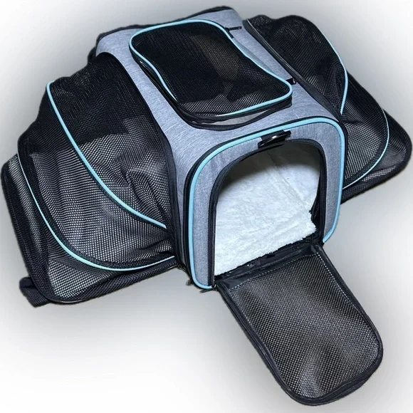 Pet Carrier Bag Portable Breathable Foldable Bag Cat Dog NWOT