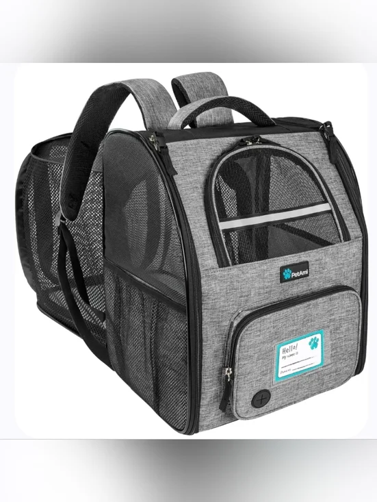PetAmi Expandable Pet Backpack Carrier, NWT