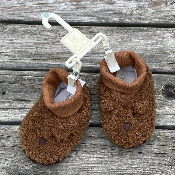 Baby Gap Brannan Bear Slippers for Toddler S (5-6)