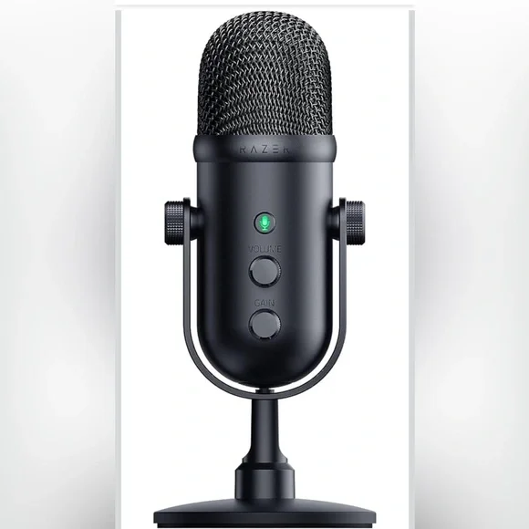 New! Onn USB Dual Pattern Microphone Volume/Mute controls & 3.5mm Headphone jack