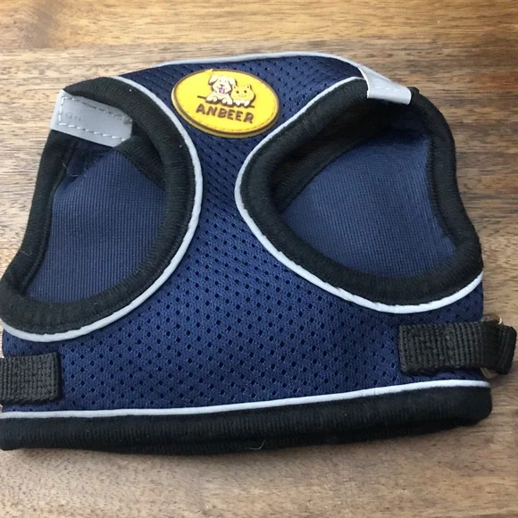 Navy Mesh Small Pet Harness