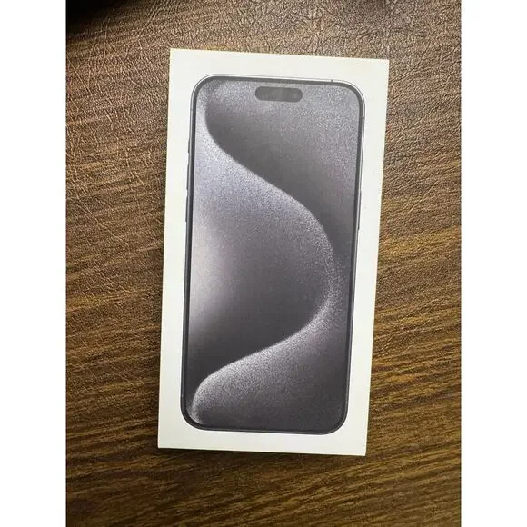 Empty Apple iPhone 15 Titanium 1TB Box - Box & Booklet Only