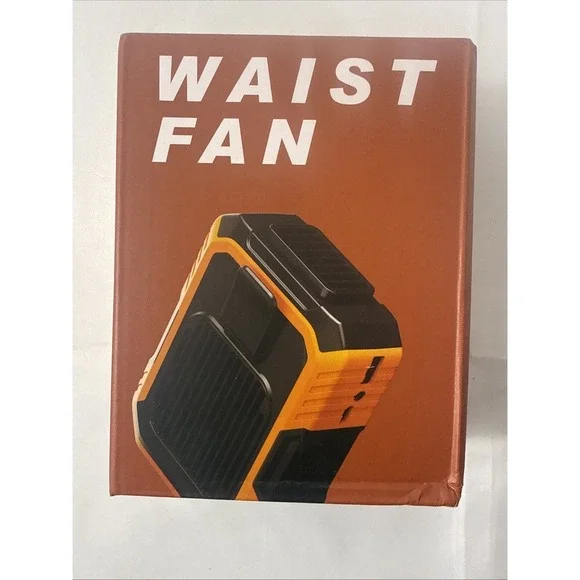 Waist Fan (Green )With USB Charging /Phone Charging &‎ Flash Light Built In