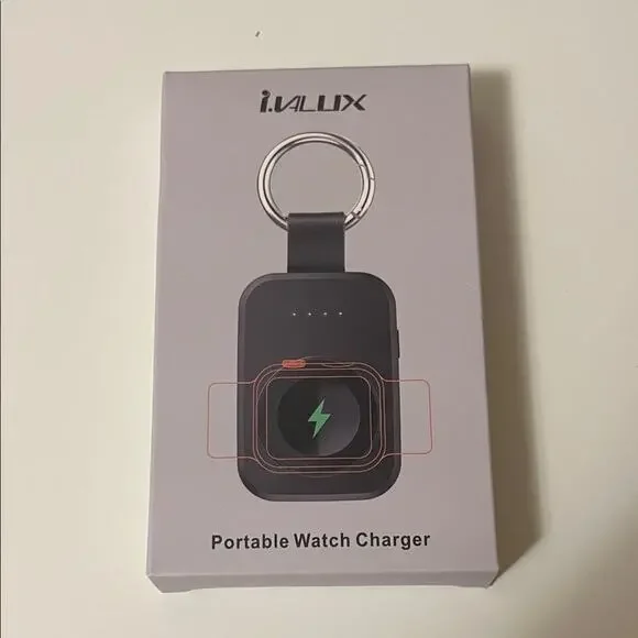 Black Portable Watch Charger