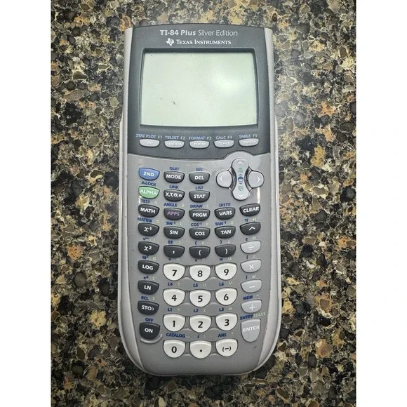 Texas Instruments TI-84 Plus Silver Edition Graphing Calculator Tested Working
