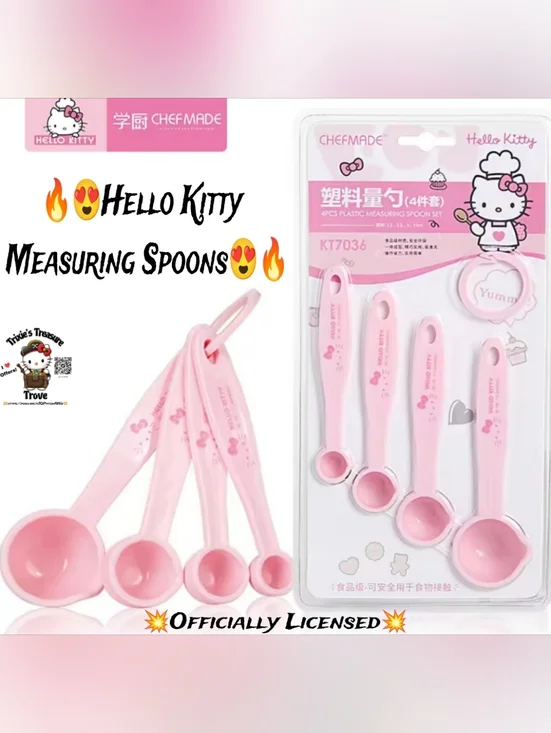 EXCLUSIVE - Hello Kitty Officially Licensed Measuring Spoons Set