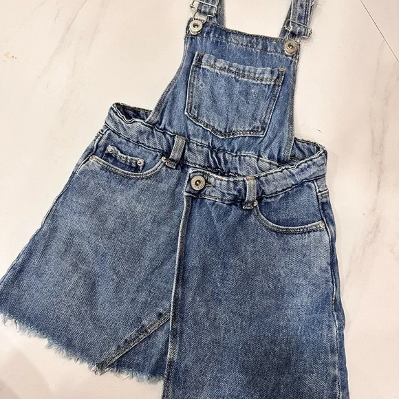Zara Kids Classic Blue Denim Overalls