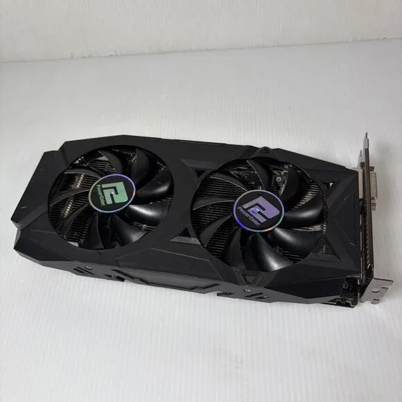 Black Dual-Fan Graphics Card - High-Performance GPU
