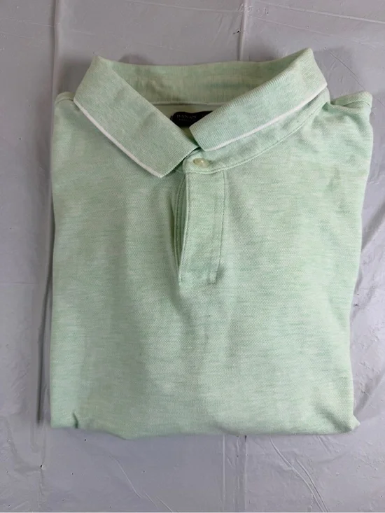 Banana Republic Mint Green Polo with White Piping