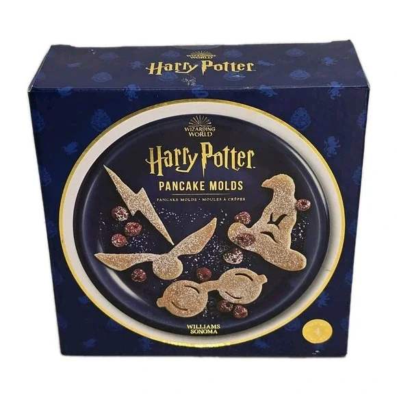 Harry Potter Pancake Molds Set of 4 Open Box | Wizarding World Fun Kitchen‎