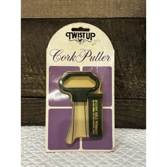 VINTAGE TWIST UP STONE HILL WINERY CORK PULLER ( NEW )
