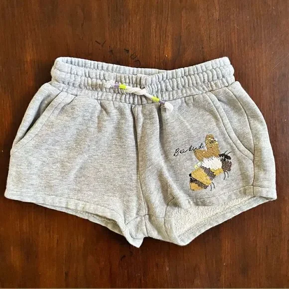 Mini Boden Cotton Sweatpants Shorts with Pockets Size 3T Toddler Girl