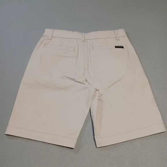 US Polo Assn Boys Tan Khaki Chino Shorts Size 12 Adjustable Waist 12-WU-US-1738