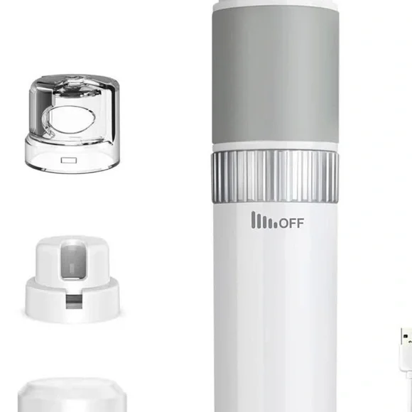 White and Gray Electric Nailfile