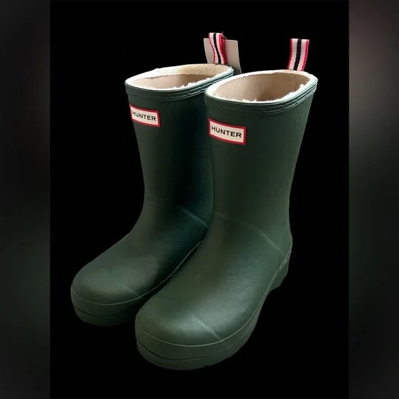 Size 7 - NEW HUNTER MEN'S PLAY‎ MID INSULATED FLEXING GREEN/WHITE WILLOW BOOTS