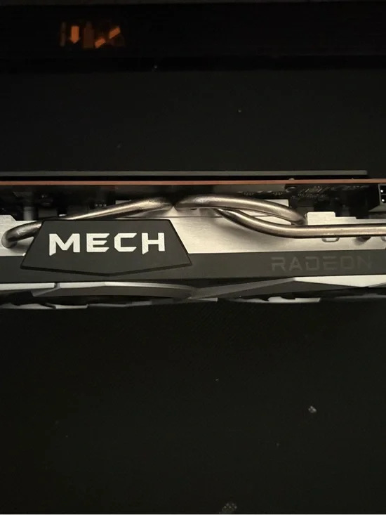 MEC MECH Radeon GPU in Black and Silver