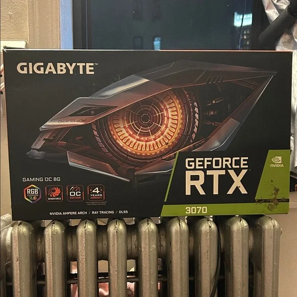 GIGABYTE GeForce RTX 3070 Graphics Card - Black and Green