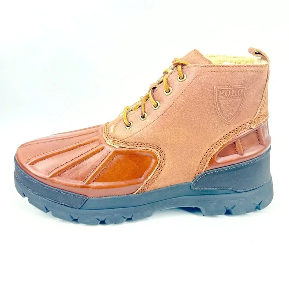 Polo Ralph Lauren Oslo Low II Boot Right Foot Only 12D Tan Leather Duck