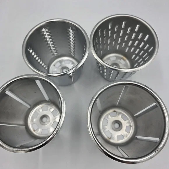 King Kutter Healthy‎ Gourmet Kitchen 4 Replacement Cones Metal Shredder Slicer