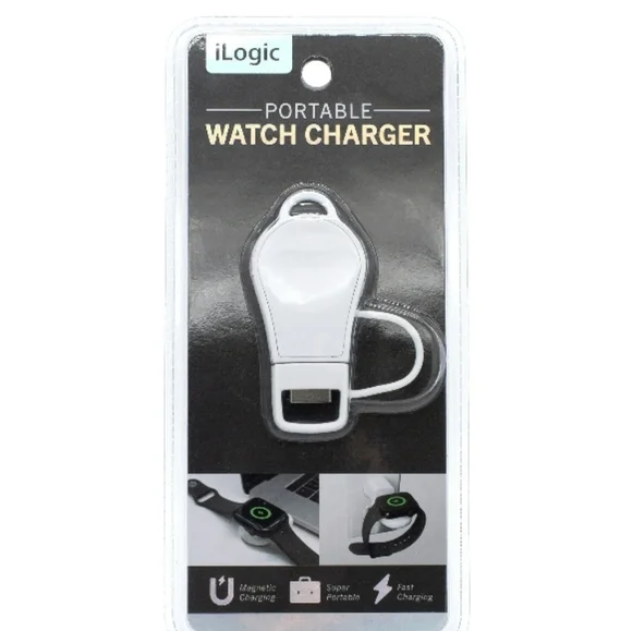 ILogic White Portable Watch Charger