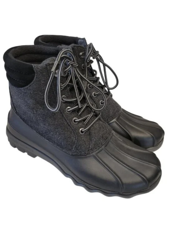 Sperry Top-Sider Men's Avenue Duck Rain Boot, Grey, 11.5 US