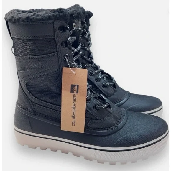 Quiksilver Sub Zero Hi Men's 200g Winter Fur Lined Snow Boots RARE NEW! Size 12