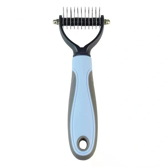 Pet Grooming Tool Safe For Dogs & Cats Shedding Comb Rake Smaller Size NWOT
