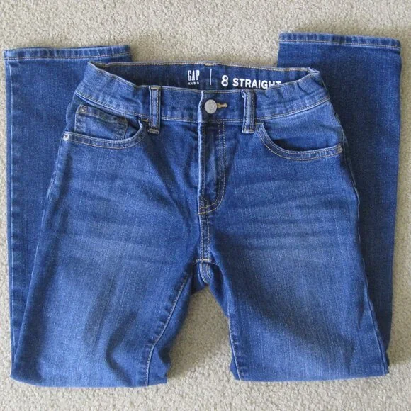 Gap Kids Boy's Size 8 Straight Blue Jeans