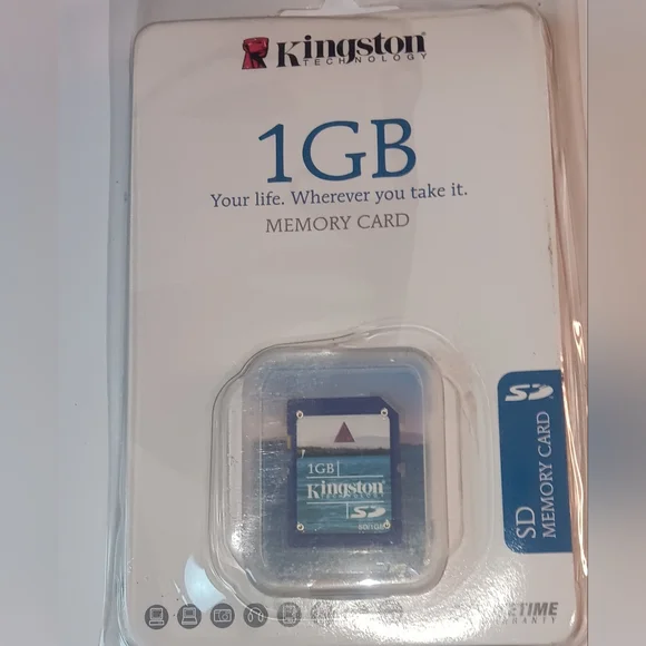 Kingston Blue 1GB SD Memory Card