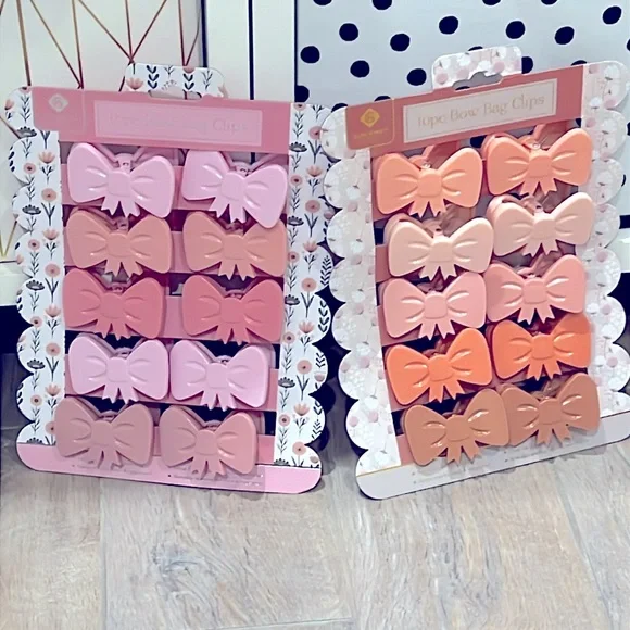 🎀 Cute. 20pc Bow🎀 Bag Clip.