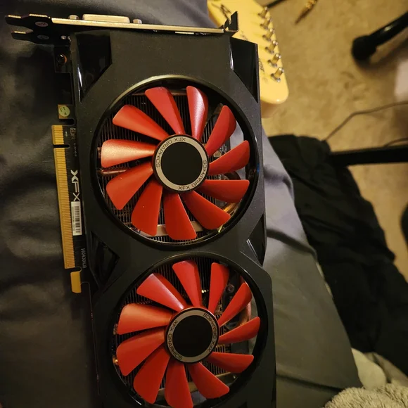 XFX Black and Red Graphics Card