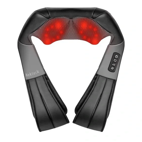 Black Shiatsu Neck & Shoulder Massager with Heat