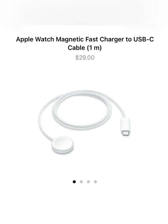 Apple Magnetic Fast Charging Cable USB-C in White