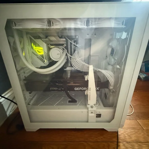 ASUS White Graphics Card for High-Performance Computing