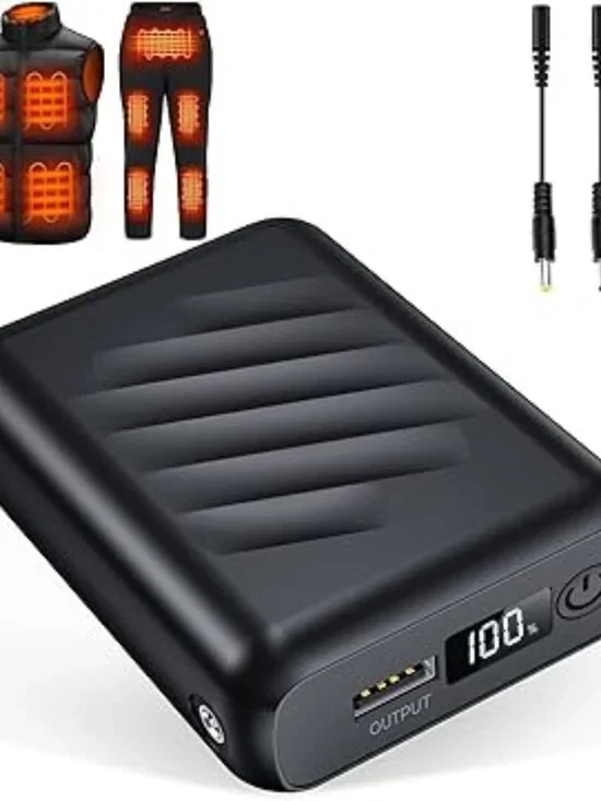 Buvizas 20000mAh 7.4V Heated Vest Battery Pack