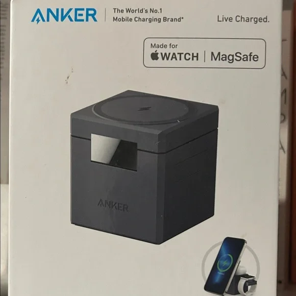 Anker Gray MagSafe Charger for Apple Watch