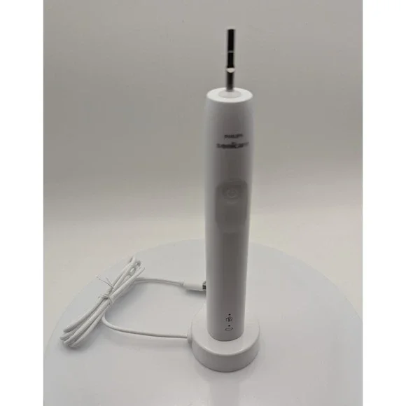 PHILIPS SONICARE Electric Toothbrush White USB Charging Base HX369W1 Used